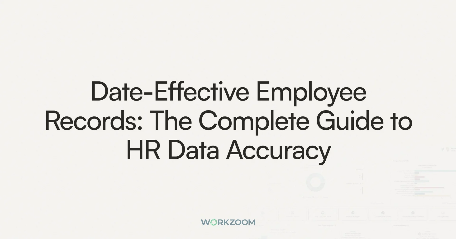 Date-Effective Employee Records