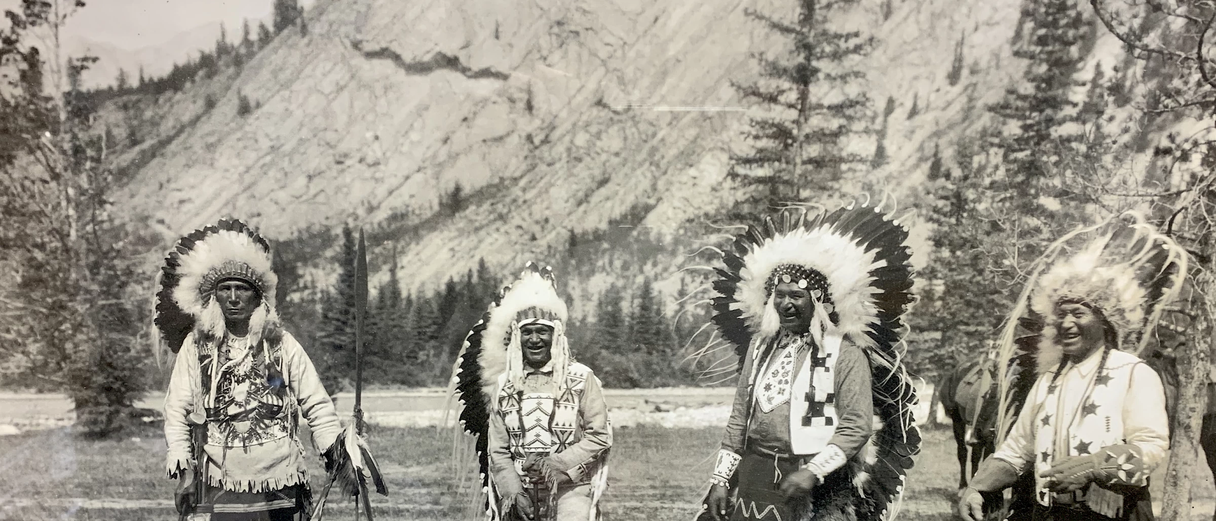 Ktunaxa Nation Chiefs in traditional regalia