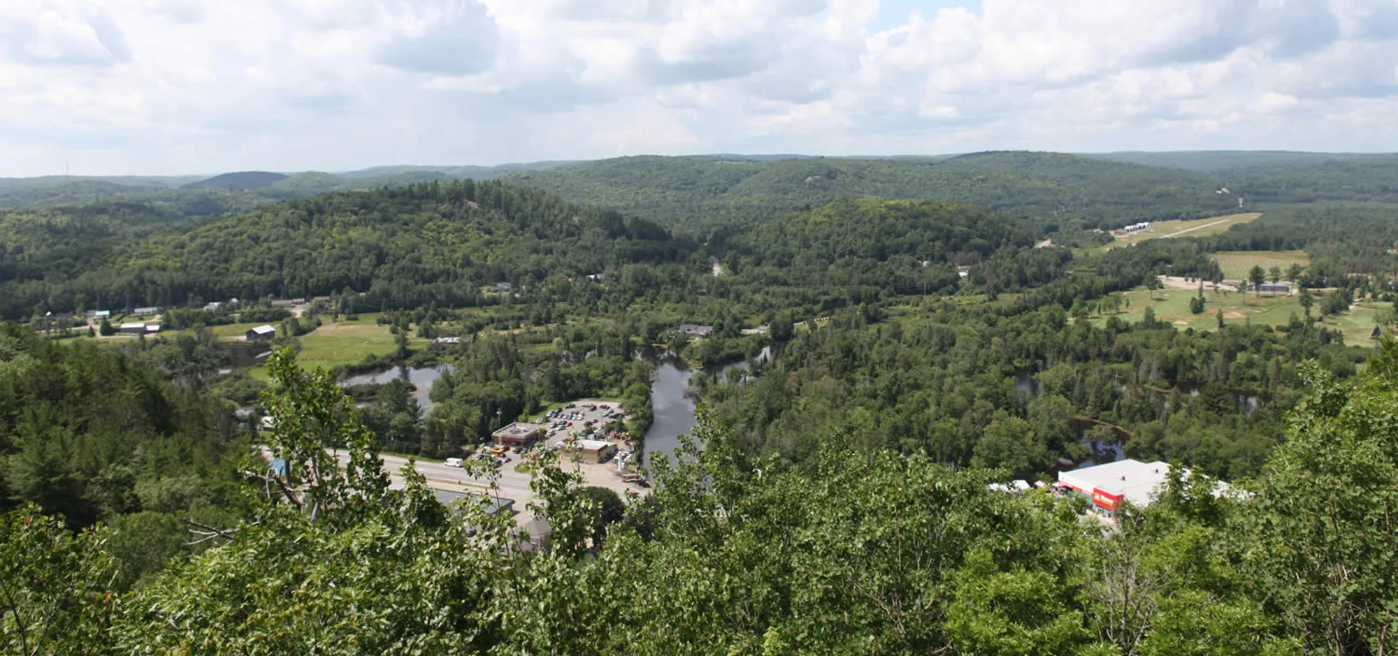 Eagle's Nest lookout panorama, County of Renfrew