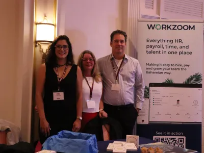 Workzoom team at THRIVE 2025 at the British Colonial Hotel in Nassau